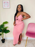 Remember Me | Mauve Front Tie Maxi Dress